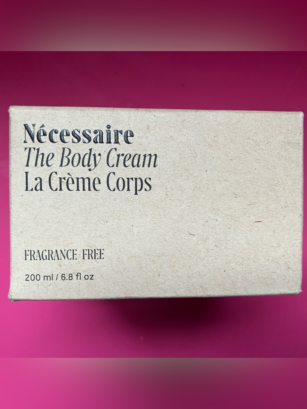 Nécessaire The Body Cream — Fragrance Free